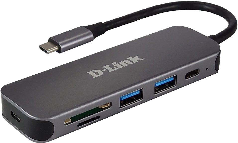 D-Link DUB-2325 base para portátil y replicador de puertos USB Tipo C Gris
