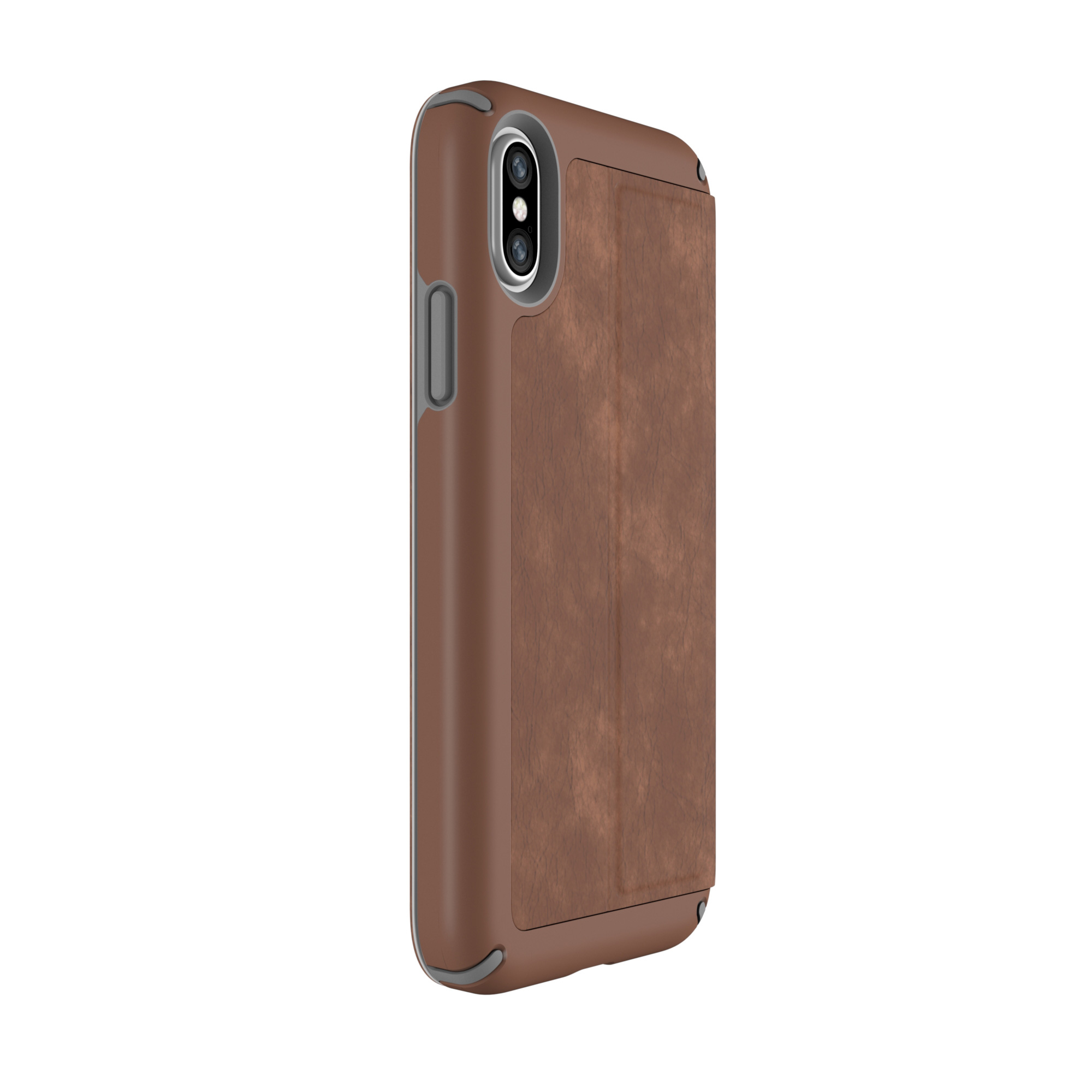 Speck Presidio Leather Folio Apple iPhone X/XS Saddle Brown – image 4