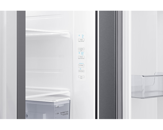 Samsung RS64R5302M9 side-by-side refrigerator Freestanding – image 7