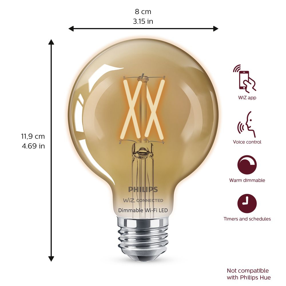 Philips by Signify Philips 046677555542 smart lighting Smart bulb Wi-Fi – image 3
