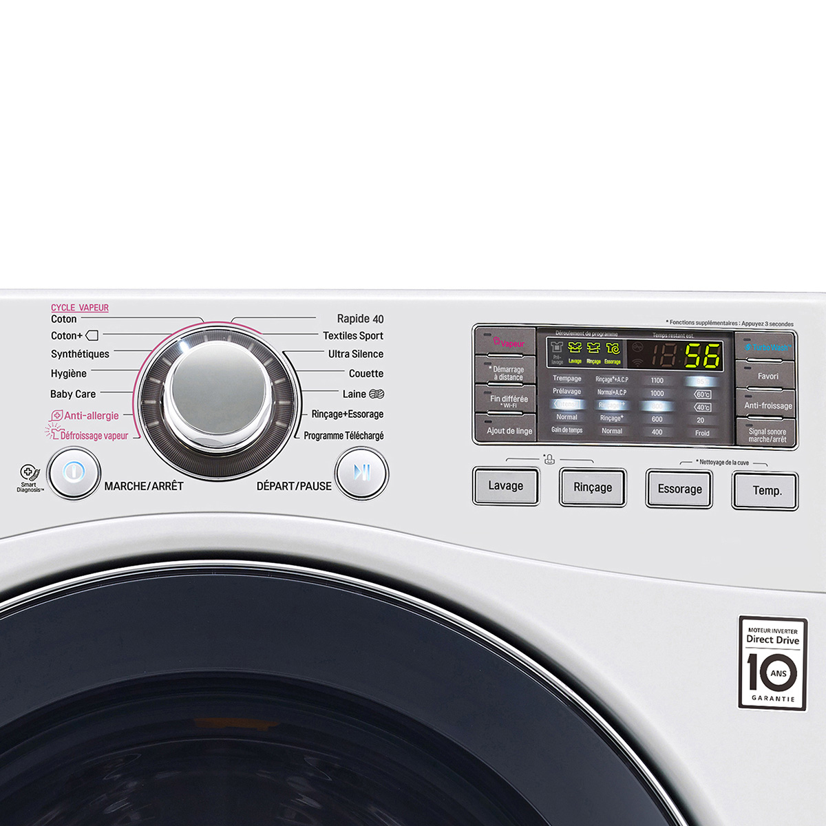 LG F1K2CS2W washing machine Front-load – image 4