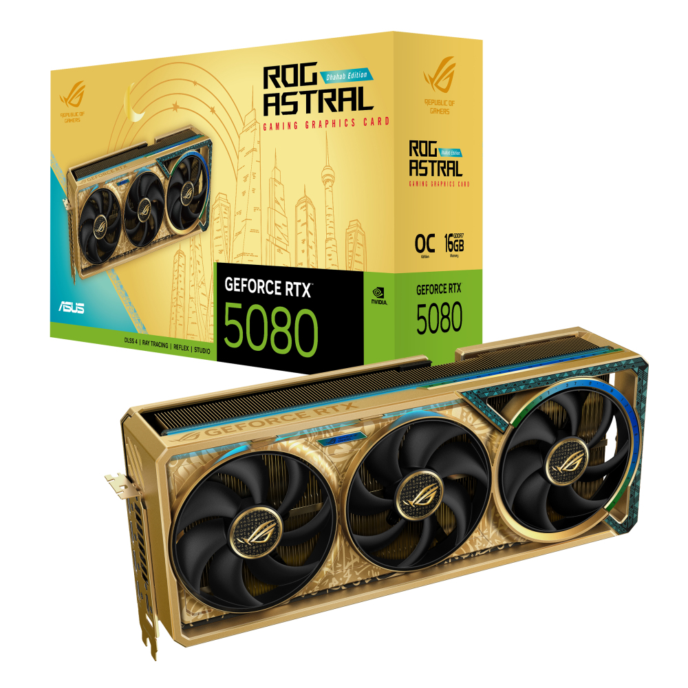 ASUS ROG Astral - -RTX5080-O16G-DHAHAB-CORE NVIDIA GeForce RTX 5080 – image 1