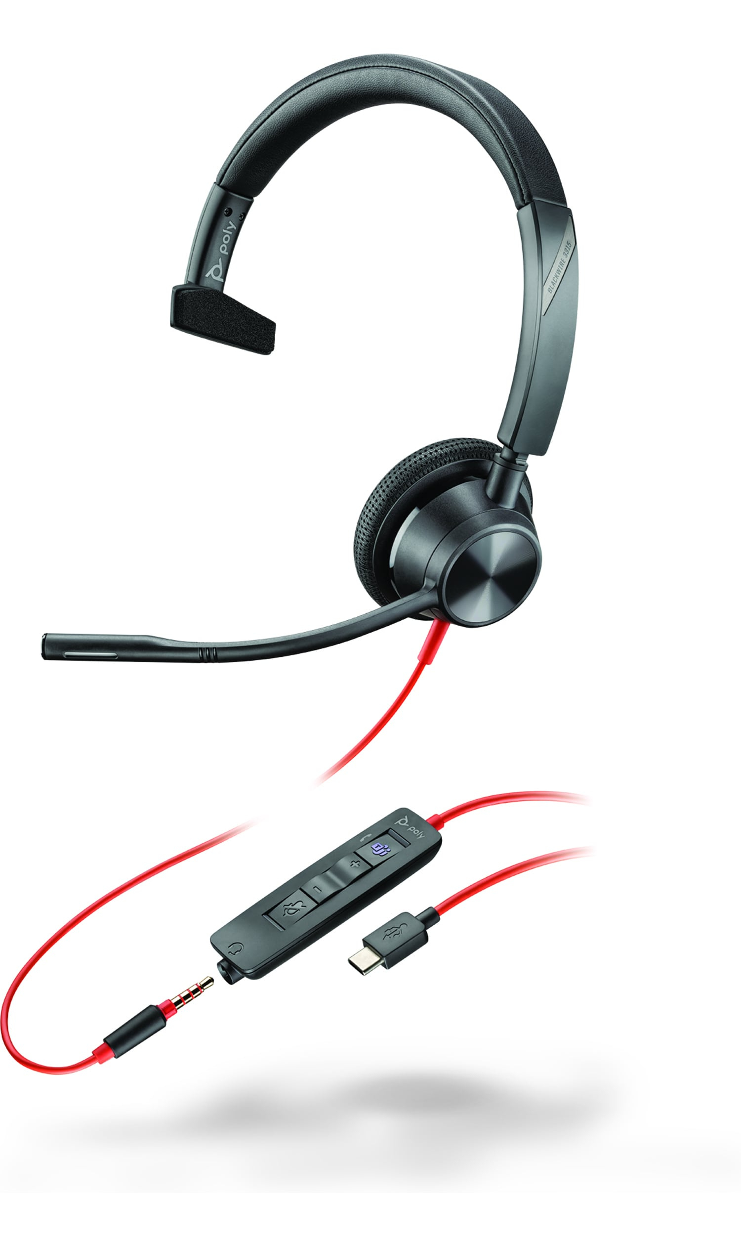 HP Poly Blackwire 3315 Microsoft Teams Certified USB-C Headset – image 4
