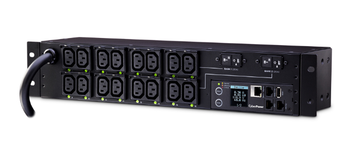 CyberPower PDU81007 power distribution unit (PDU) 16 AC outlet(s) 2U Black – image 2