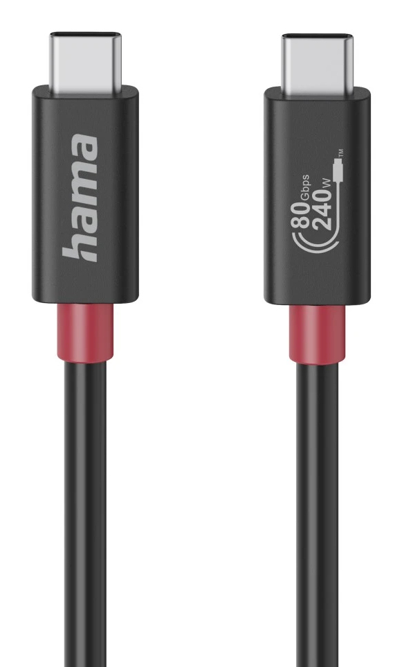 Hama 00200799 cavo USB USB4 Gen 4x2 1 m USB C Nero