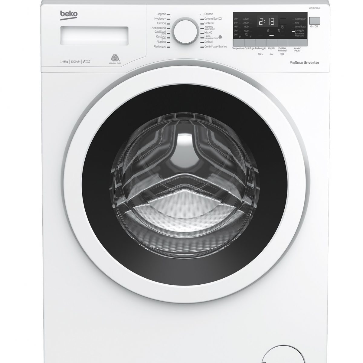 Beko WTY81233WI washing machine Front-load