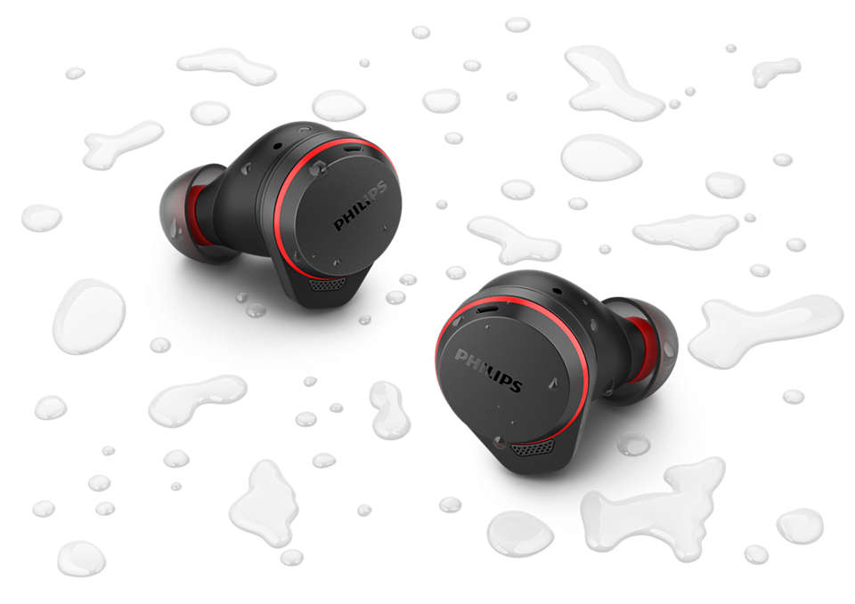 Philips TAA7507BK/00 headphones/headset Wireless In-ear Calls/Music Bluetooth Black, Red – image 2