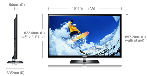 Samsung PS43E490B1K Black – image 6