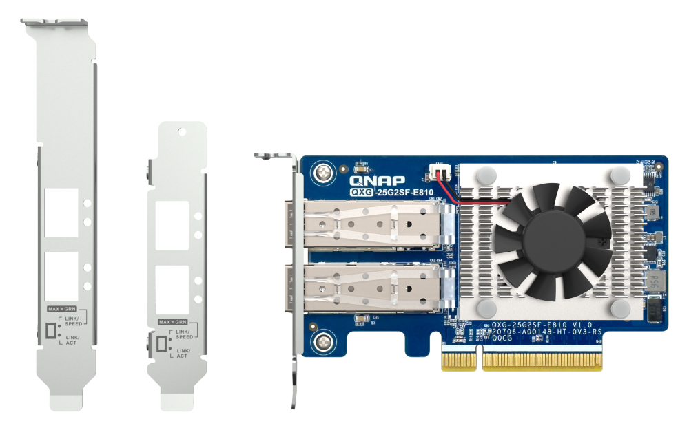 QNAP QXG-25G2SF-E810 network card Internal Fiber 25000 Mbit/s – image 2