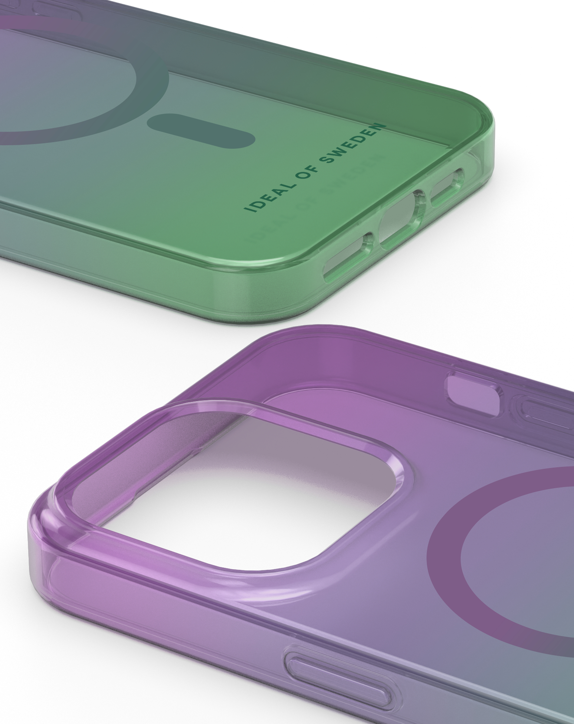 iDeal of Sweden Clear Case MagSafe iPhone 15PM Fluorite Ombre