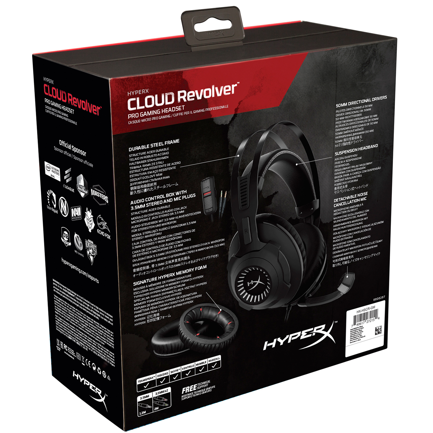 HyperX Cloud Revolver Headset Wired Head-band Gaming Black image 10