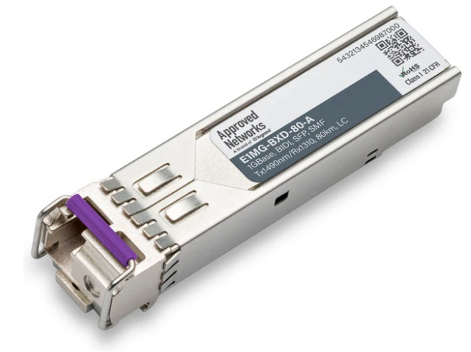 Legrand E1MG-BXD-80-A network transceiver module Fiber optic 1000 Mbit/s SFP