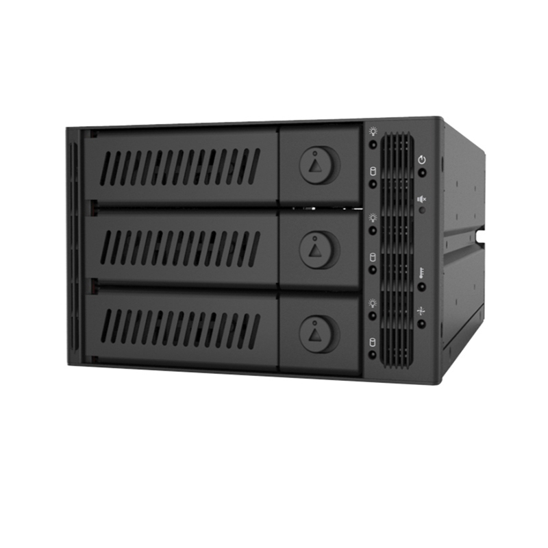 Chieftec CMR-2131SAS Hard Drive Backplane Schwarz