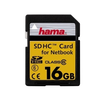 Hama HighSpeed Pro SD HC 16GB Class 6 for Netbook