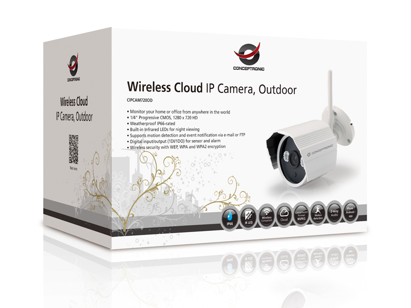 Conceptronic Wireless Cloud IP Camera, Outdoor – image 4