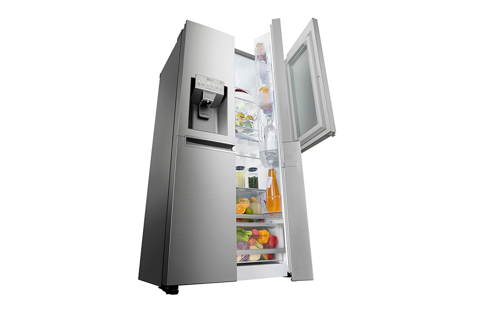 LG GSX960NSAZ side-by-side refrigerator Freestanding – image 4