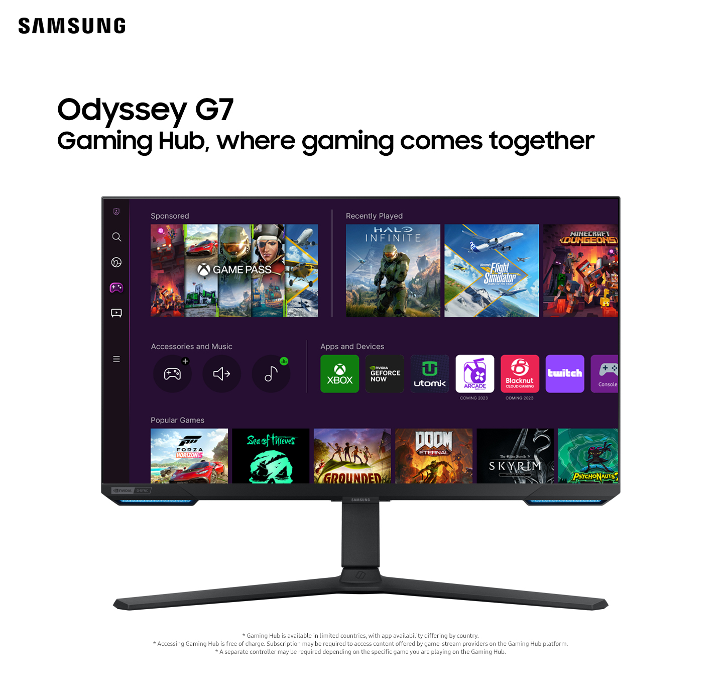 Samsung LS28BG700EPXXU computer monitor – image 3