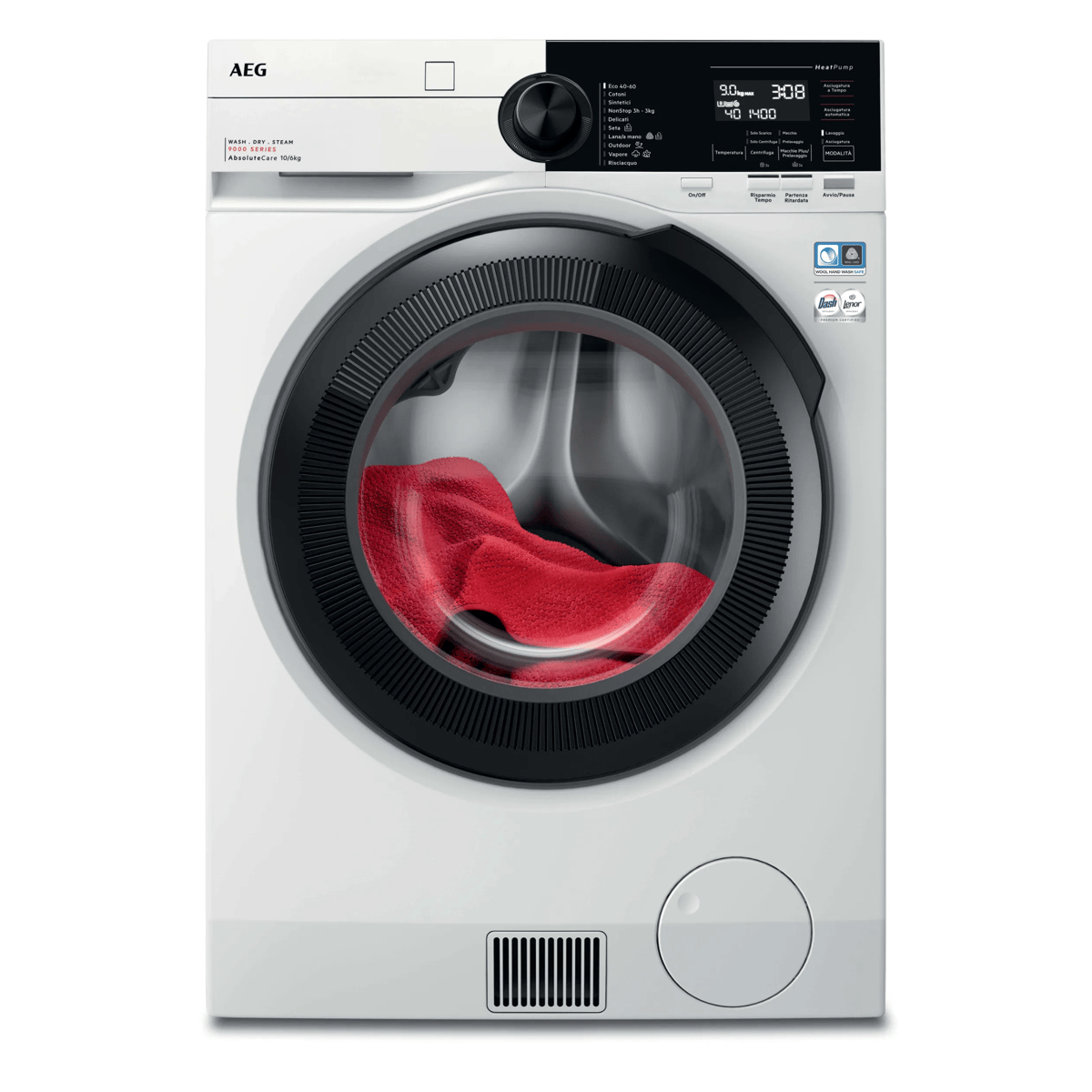 AEG Series 9000 LWR9E106AB washer dryer Freestanding Front-load White – image 2