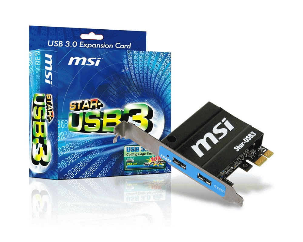 MSI Star-USB3 interface cards/adapter USB 3.2 Gen 1 (3.1 Gen 1) – image 2