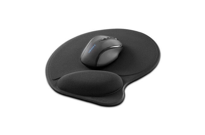 KENSINGTON MOUSE PAD WRIST PILLOW NEGRO