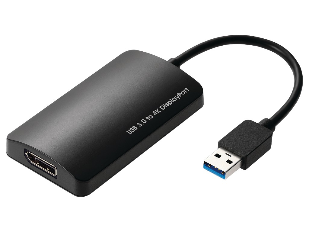 2-Power USB 3.0 to 4K DP Adapter