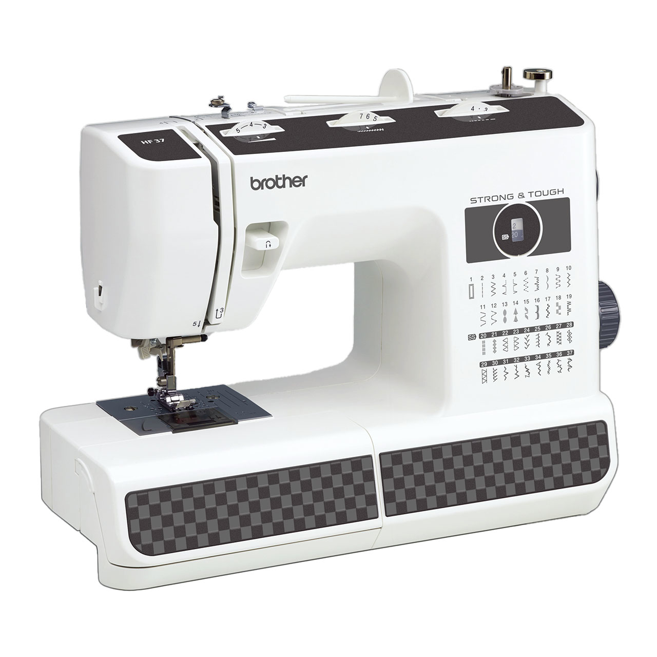 Brother HF37 sewing machine Semi-automatic sewing machine Electromechanical – image 2
