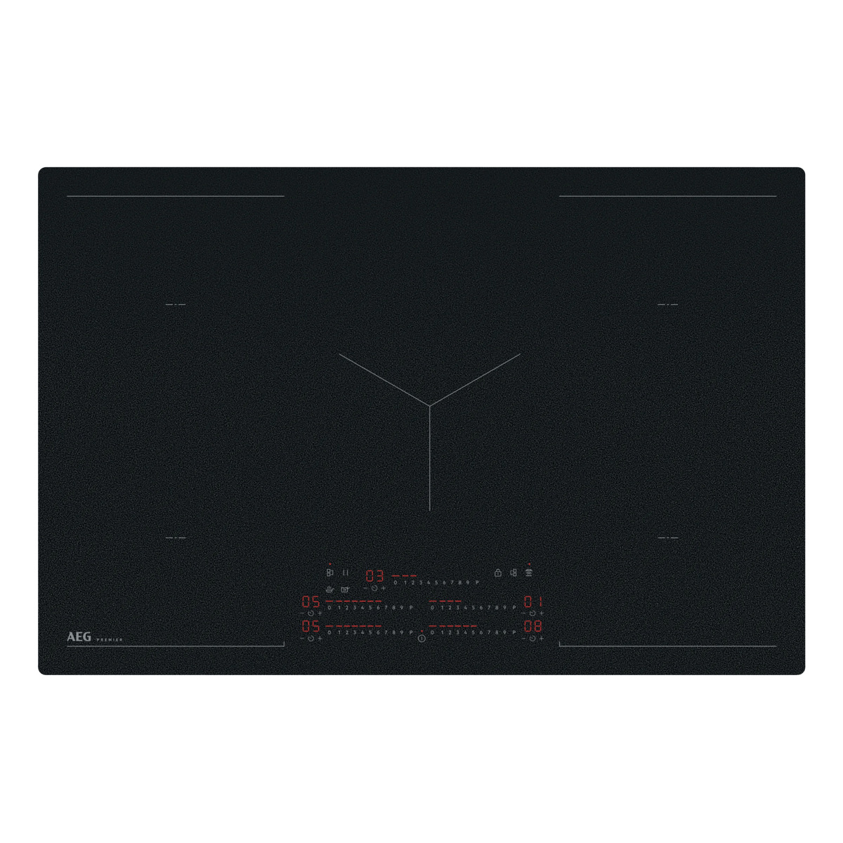 AEG PI8000S80 Black Built-in