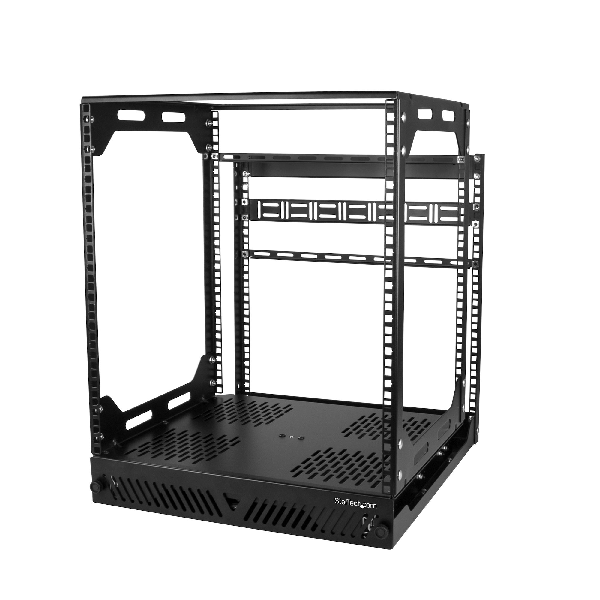 StarTech.com 19in 12U Sliding Rotating Open Frame Network Rack - 4 Post AV/Data Rack – image 6