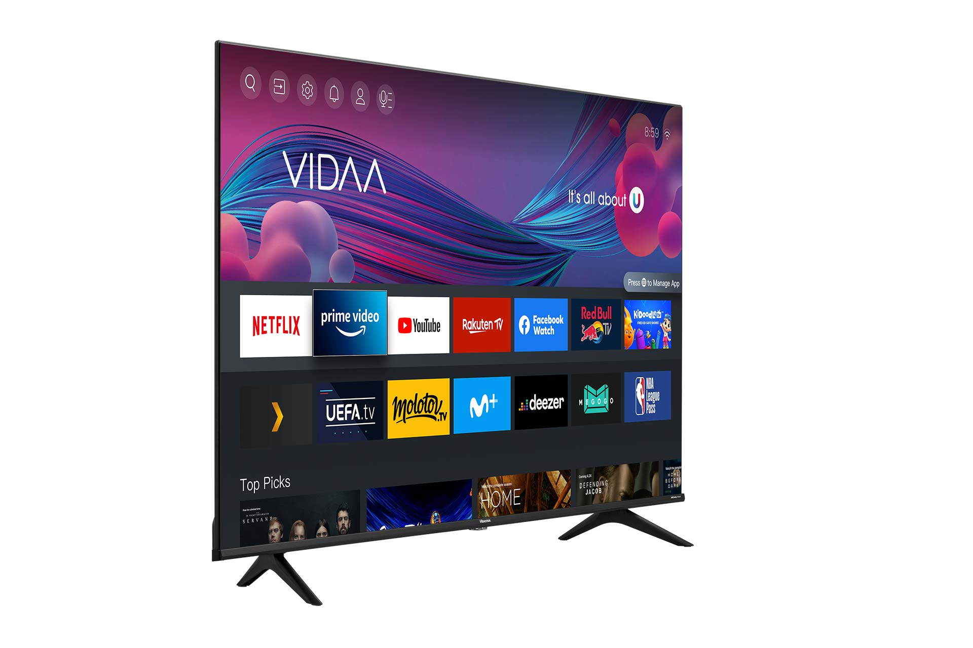 Hisense 75A6G 190.5 cm (75") 4K Ultra HD Smart TV Wi-Fi Black 350 cd/m² – image 5