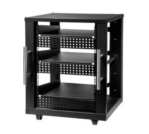 Peerless AVM rack cabinet 15U Freestanding rack Black