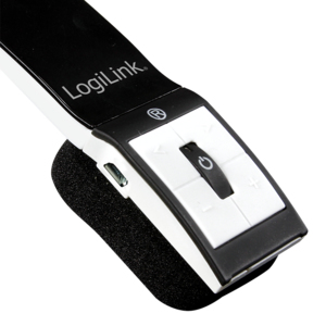 LogiLink BT0018A headphones/headset Wireless Head-band Micro-USB Bluetooth Black, White – image 3