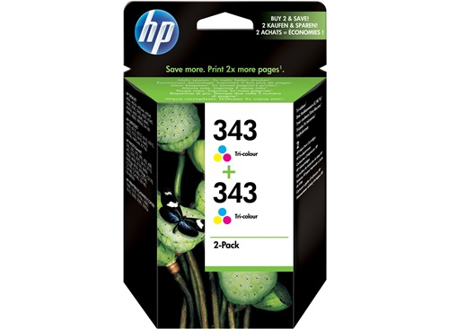 HP CB332EE+C9504EE ink cartridge Original Black, Cyan, Magenta, Yellow – image 1