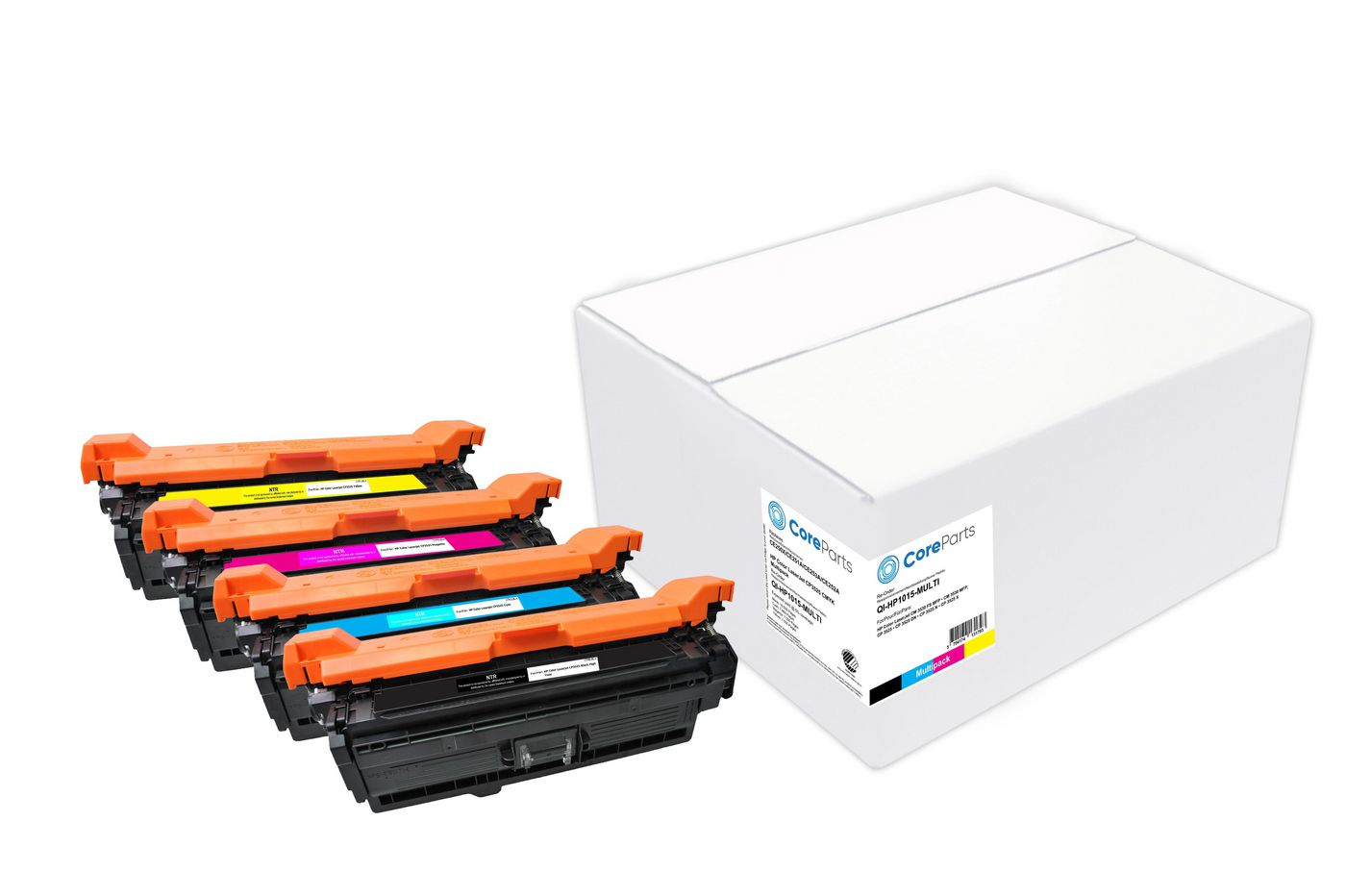CoreParts QI-HP1015-MULTI toner cartridge 4 pc(s) Compatible Black