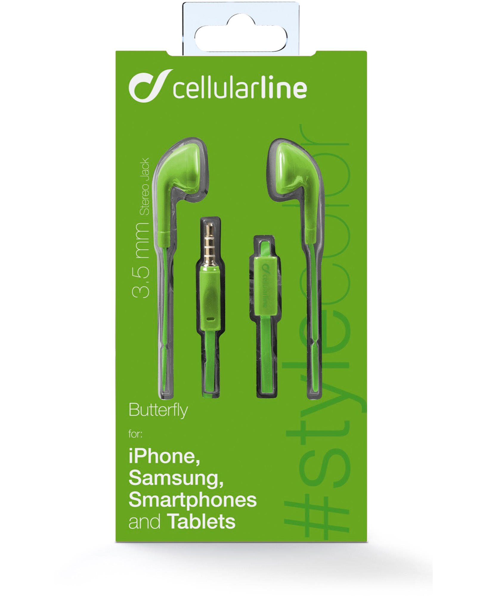 Cellularline Stylecolor Earphones - Jack – image 2