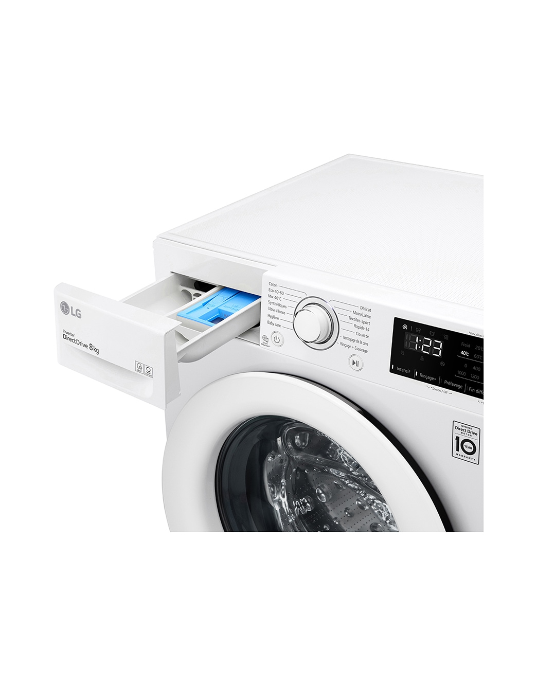 LG F84V33WH washing machine Front-load – image 6