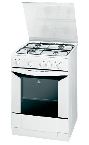Indesit K6G20S(W)/I Freestanding cooker Gas White