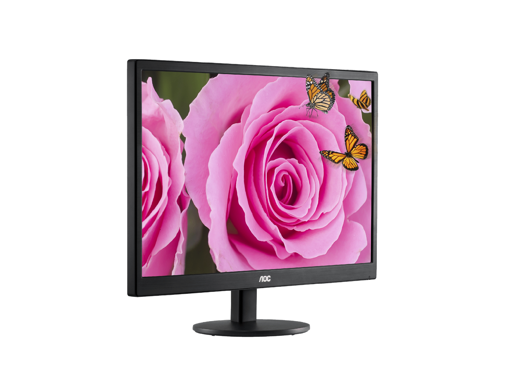 AOC E2070SWNE computer monitor 49.4 cm (19.4″) 1366 x 768 pixels WXGA Black image 3