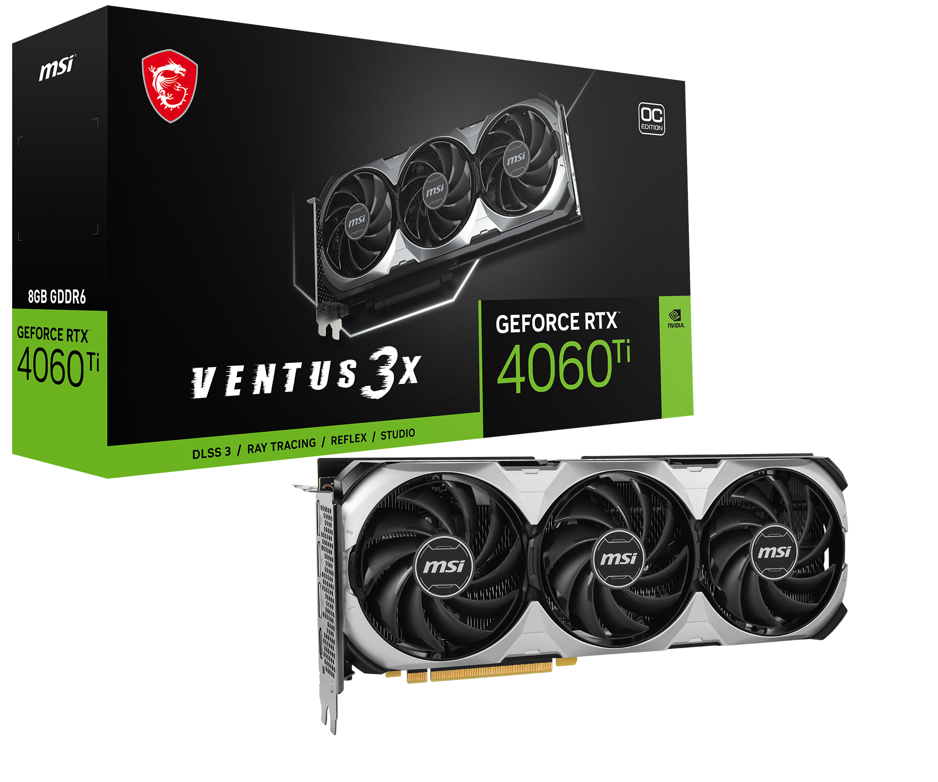 MSI GeForce RTX 4060 Ti VENTUS 3X 8G OC – image 2