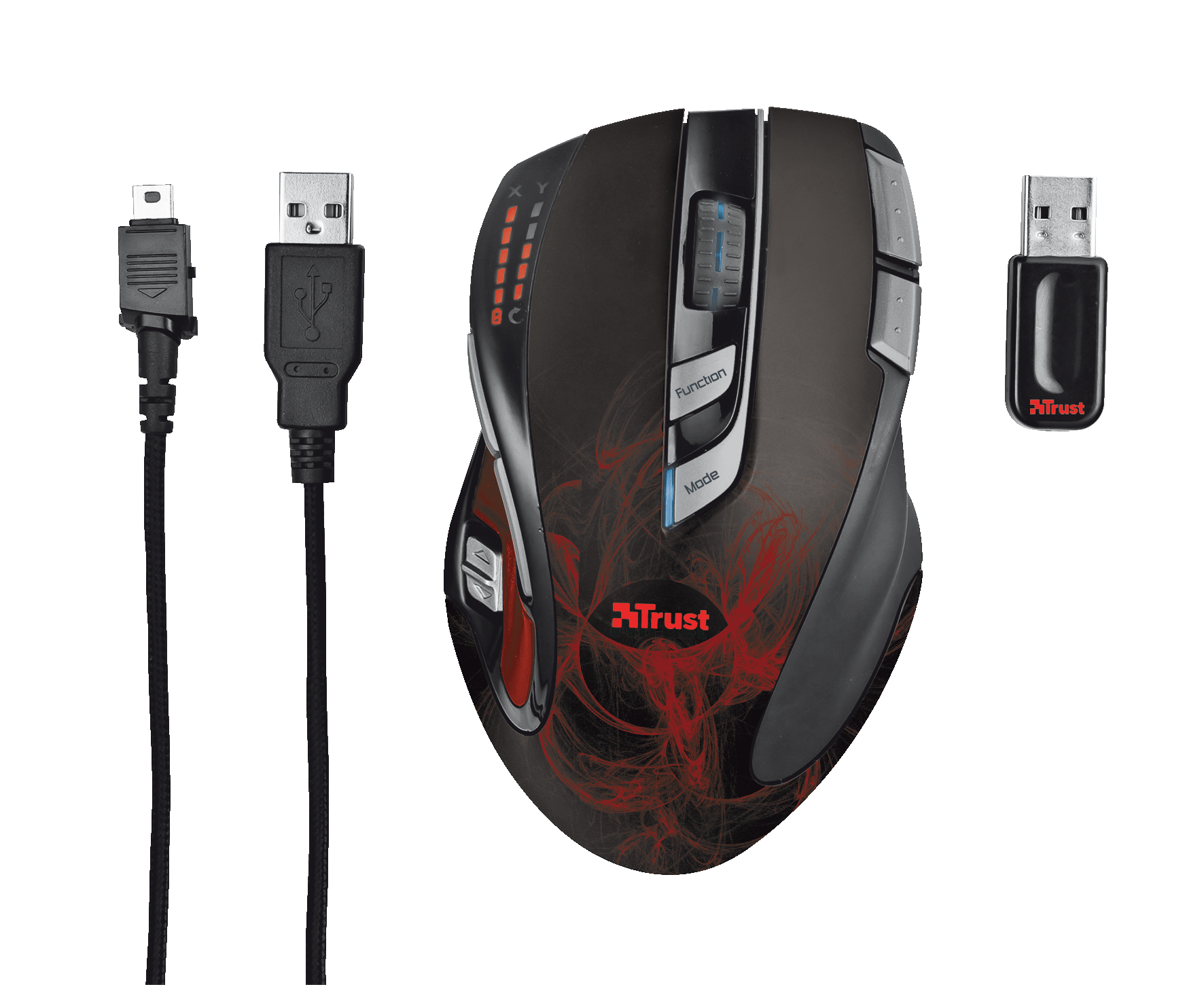 Trust 18471 mouse Gaming RF Wireless Laser 5600 DPI – image 2
