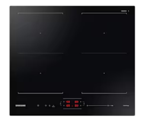 Samsung NZ64B5066FK/U2 варочная поверхность Черный Встроенный 59 cm Плита с зонами индукции 4 зона(ы)