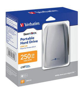 Verbatim 2.5'' Portable USB Hard Drive 250GB – image 3