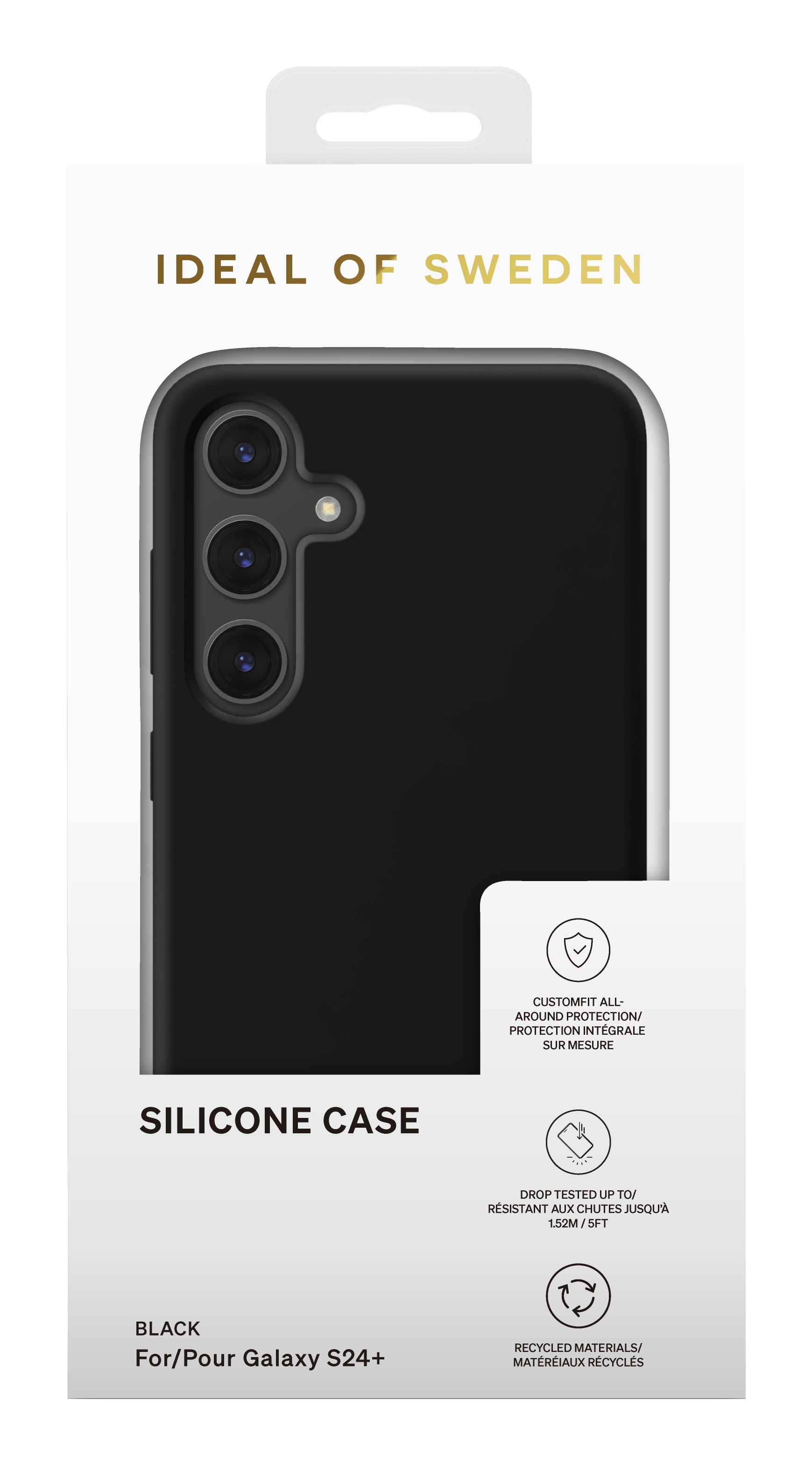 iDeal of Sweden Silicone Case Galaxy S24 Plus / S25 Plus Black – image 4