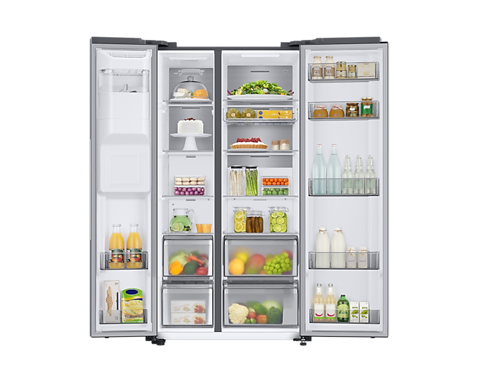 Samsung RS68A8842S9 side-by-side refrigerator Freestanding – image 6