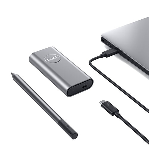 DELL 400-AXBO external solid state drive Thunderbolt technology 1 TB USB Type-C 3.2 Gen 2 (3.1 Gen 2) Black, Silver image 3