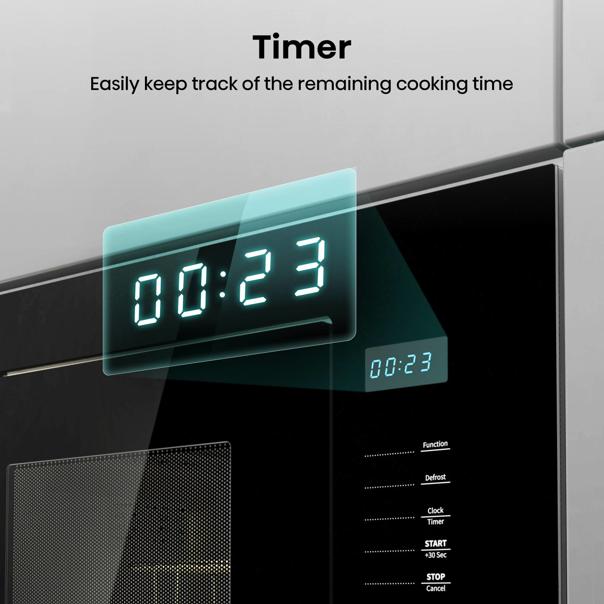 Hisense HB20MOBX5UK microwave Black Solo microwave Built-in – image 7