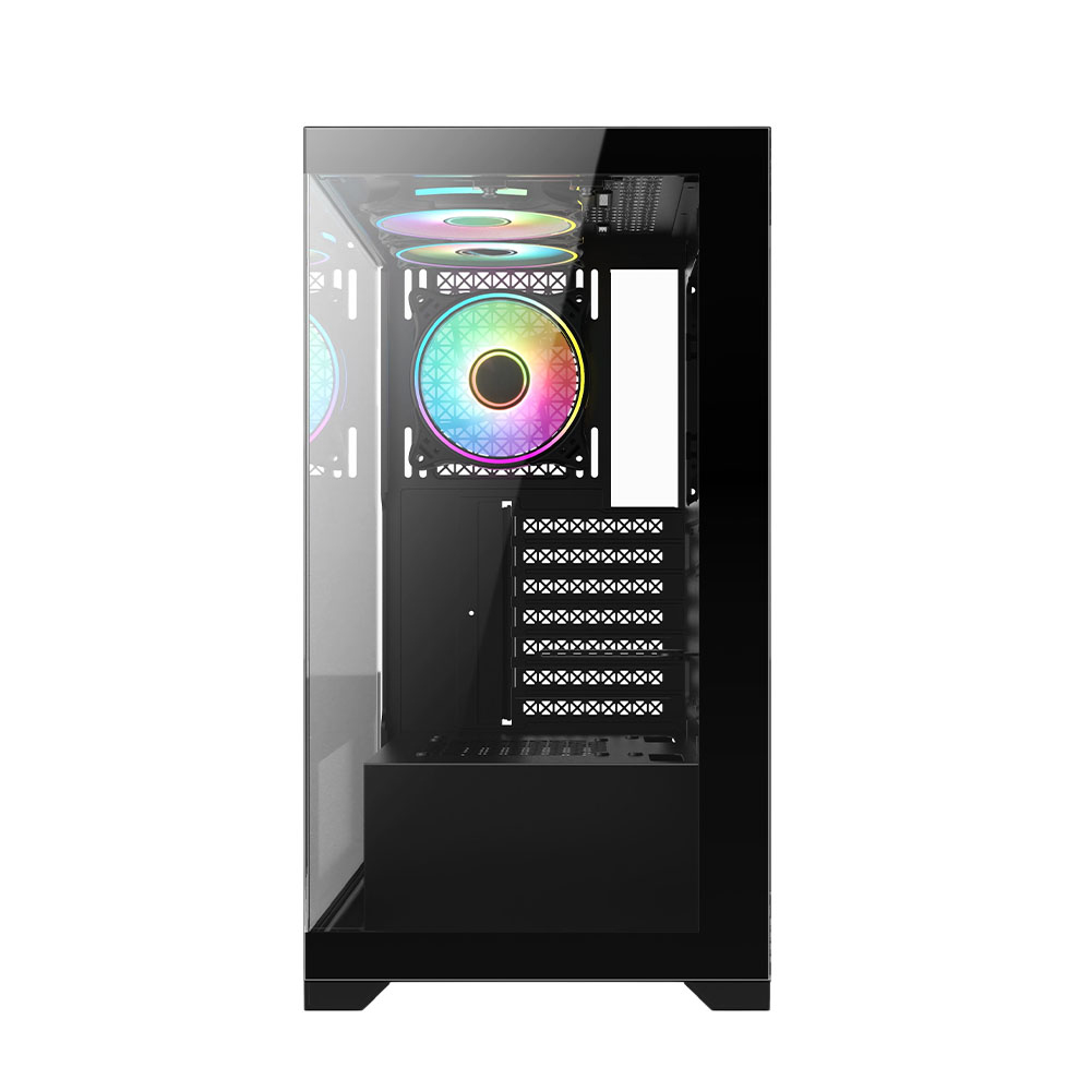 VIDA VETRO-BLK computer case Tower Black – image 8