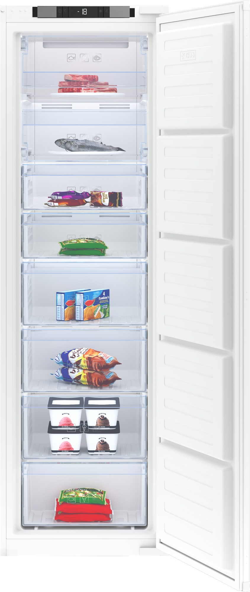 Beko BFFD1577 freezer Upright freezer Built-in – image 4