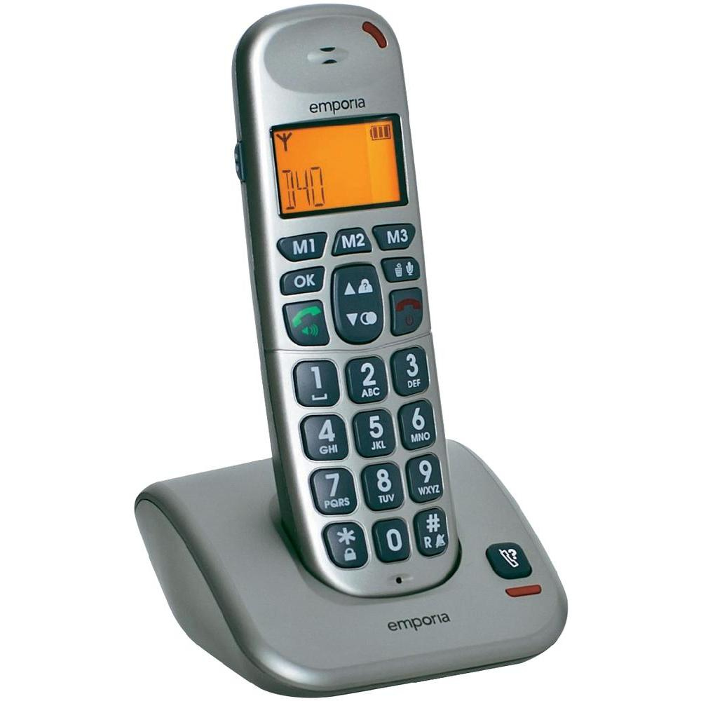 Emporia D40 telephone DECT telephone Caller ID Silver