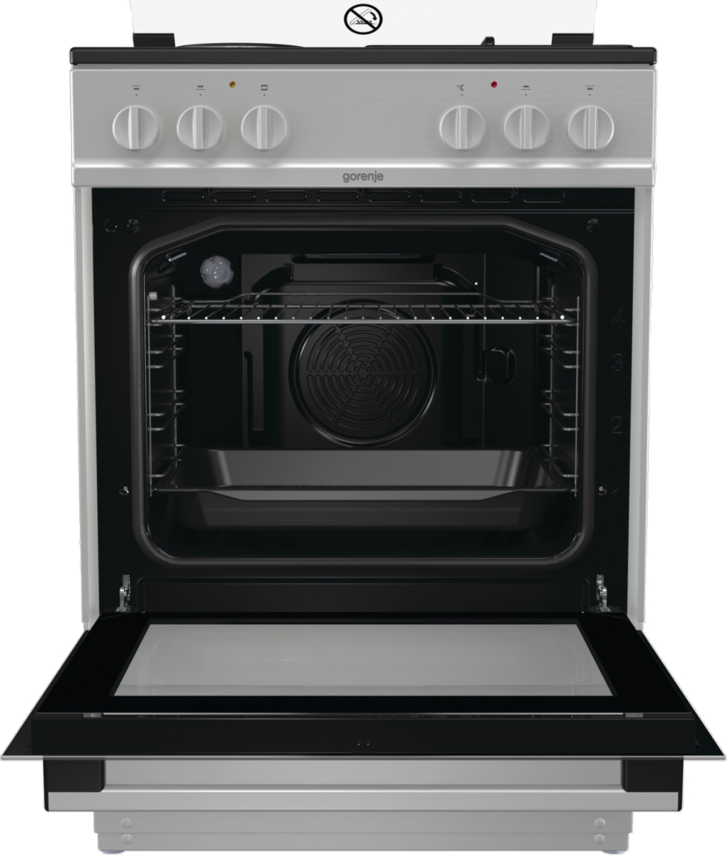 Gorenje K6151SG cooker Freestanding cooker Electric/Gas Combi Grey – image 5