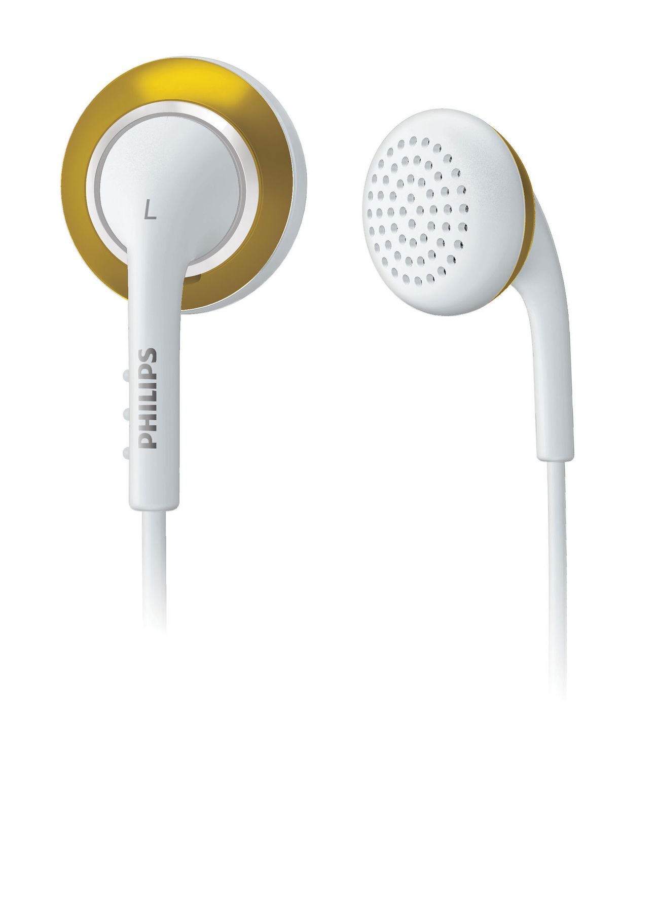 Philips SHE2645/27 headphones/headset Wired In-ear White, Yellow – image 1